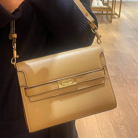 Women's Large Glass Kelly Underarm Leather Bags