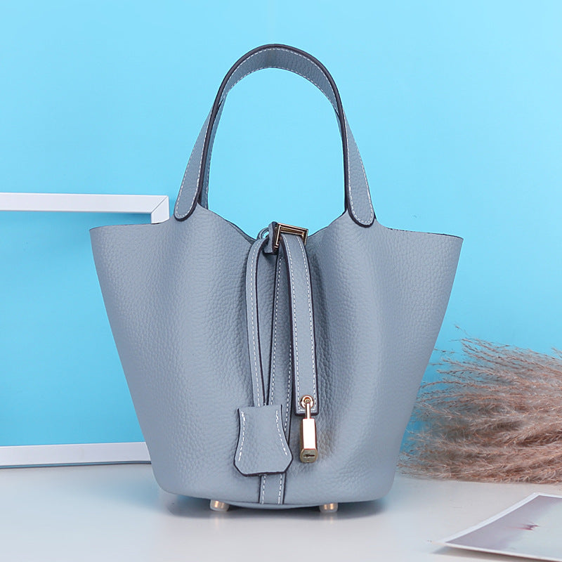 Women's Vegetable Basket Fashion Leisure First Layer Handbags