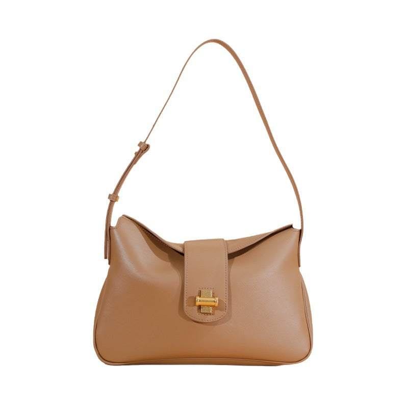 Women's Underarm Texture High-grade Leather Large Capacity Commuter Armpit Bags