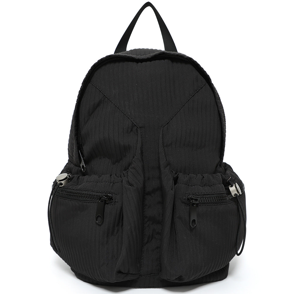 Women's Spring Puff Pleated Korean Style Convenient Backpacks