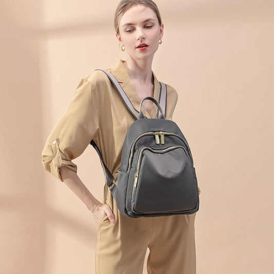 Women's Oxford Canvas Korean Fashion Trendy Large Backpacks