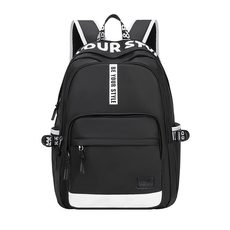 Men's Korean Trendy Large Capacity Leisure Junior Backpacks