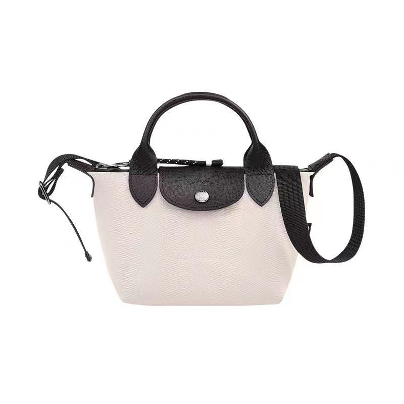 Medium Mini Dumpling Punch Nylon Change Crossbody Bags