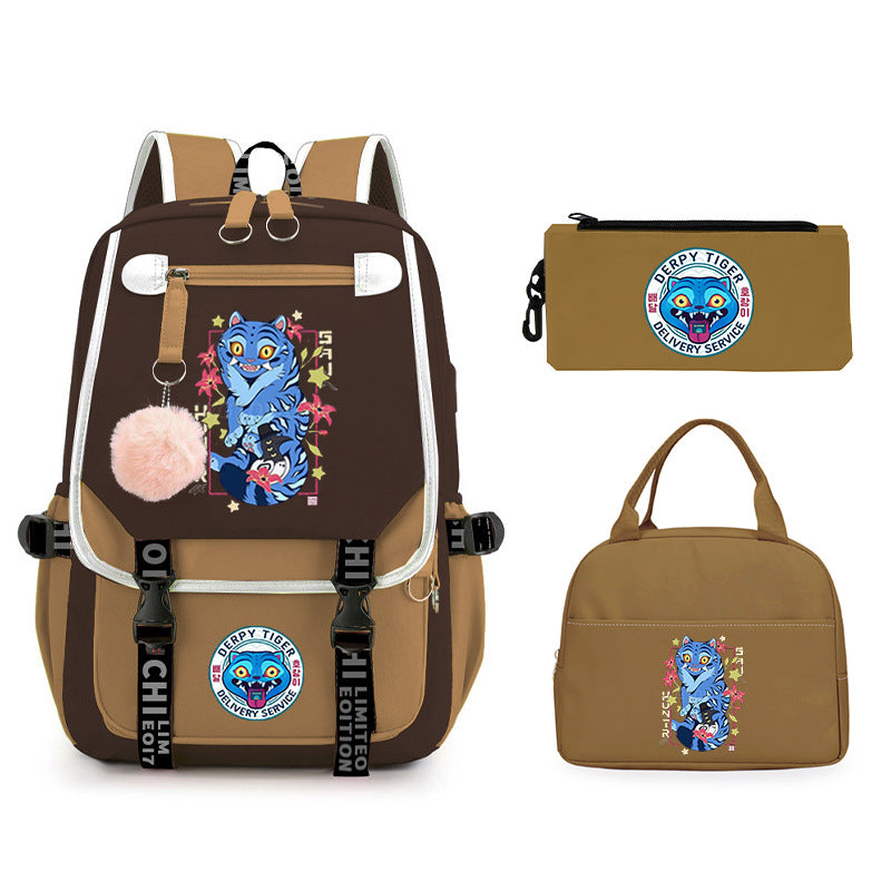 Children's Animation Printing Large Capacity Lightweight Fashion Trend Backpacks