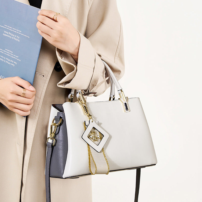 Women's Cattle Leather To Give Mom Noble Shoulder Bags