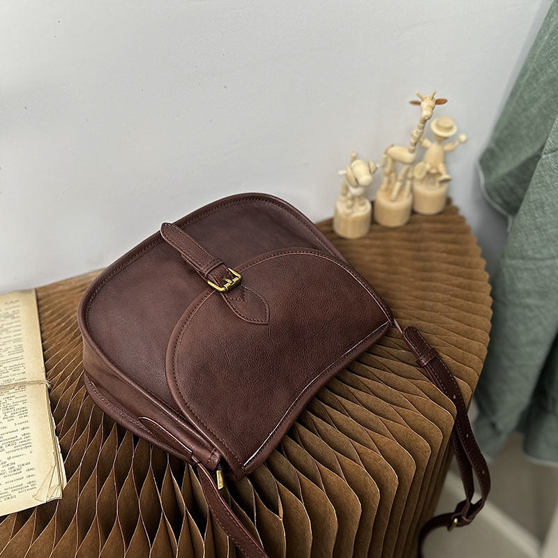 Women's British Vintage Saddle High-grade Design Western Crossbody Bags