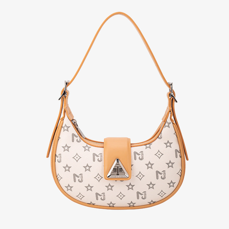 Women's Portable Underarm High-grade Fashionable Niche Moon Crossbody Bags