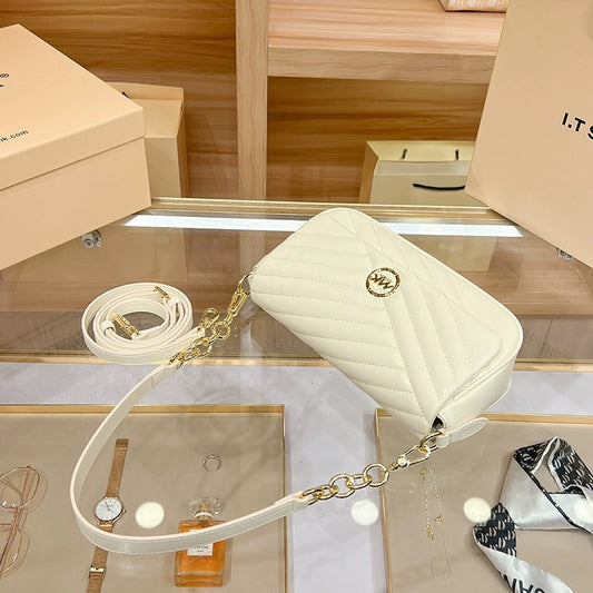 Women's Genuine Leather Simple Underarm Fashion Bags