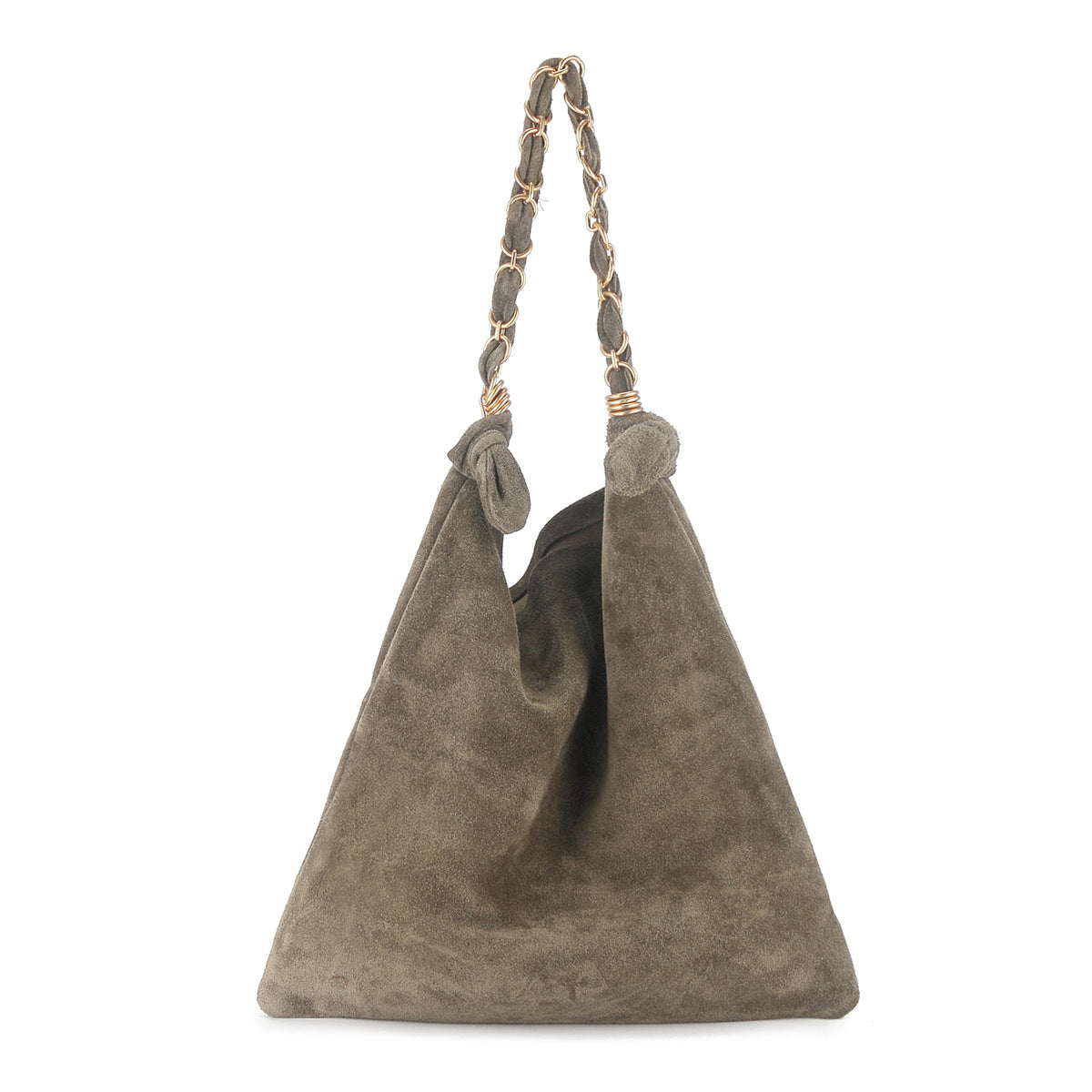 Design Idle Style Frosted Cowhide Retro Bucket Bags