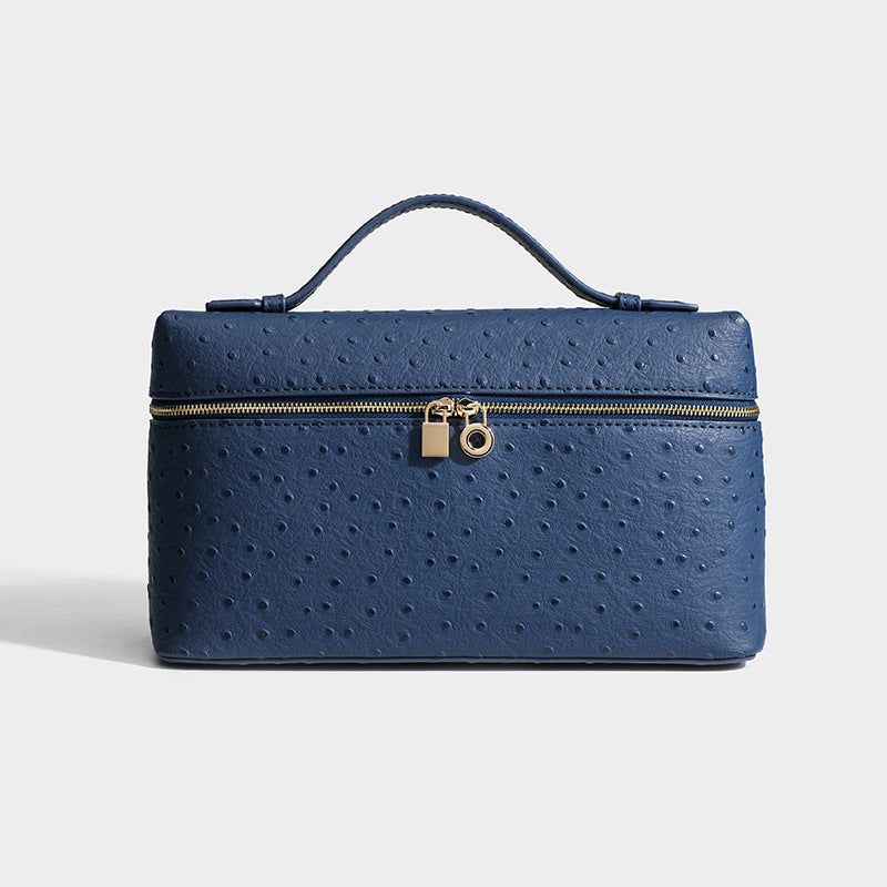 Women's Leather Kelly Box Gold Button Light Shoulder Bags