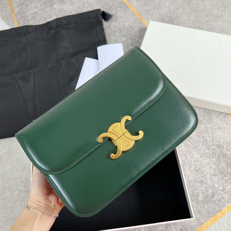 Women's Arc Upgraded Hardware Top Layer Leather Crossbody Bags