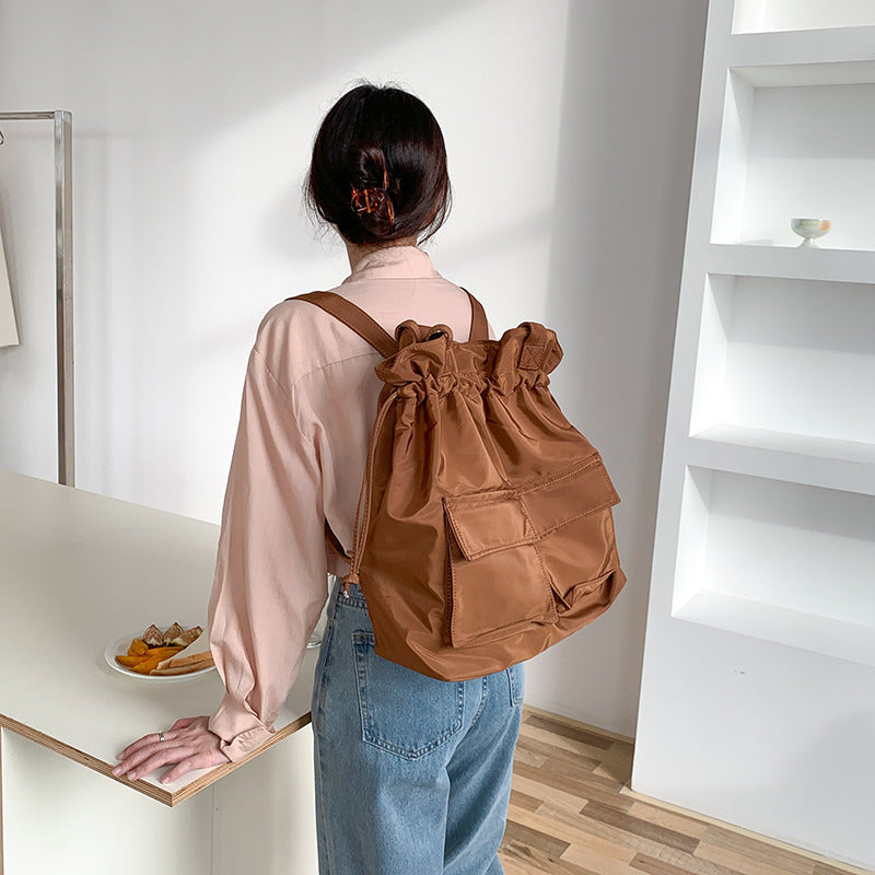 Nylon Working Style Large Capacity Commuter Backpacks