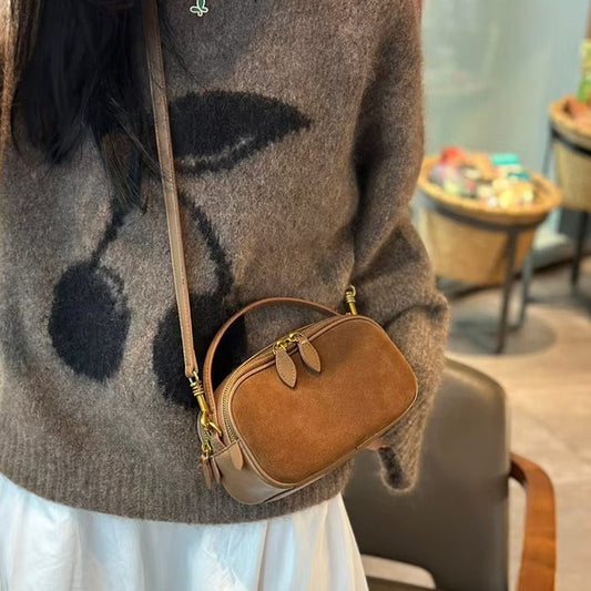 Women's Genuine Leather High-grade Retro Graceful Crossbody Bags