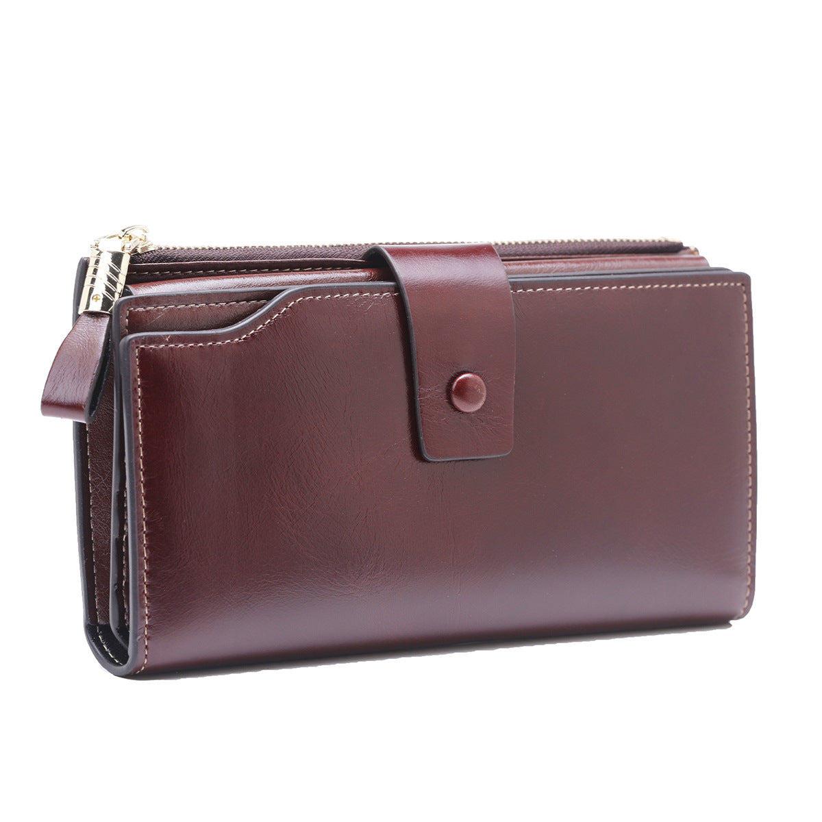 Women's & Men's Long Fashion Genuine Leather First Layer Ladies Wallets
