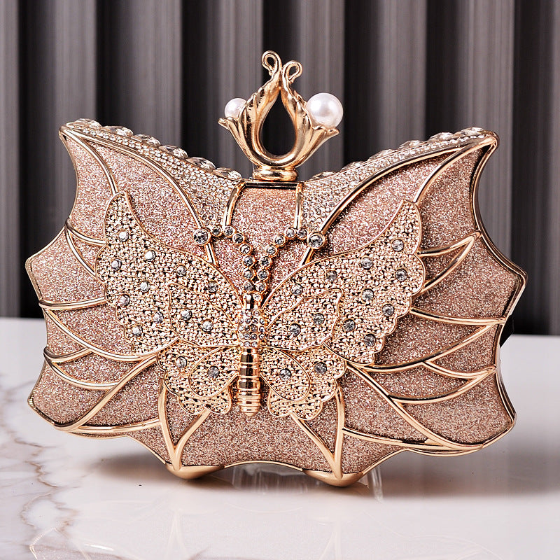 Women's Fashion Luxury Dinner Hollow Butterfly Party Evening Bags