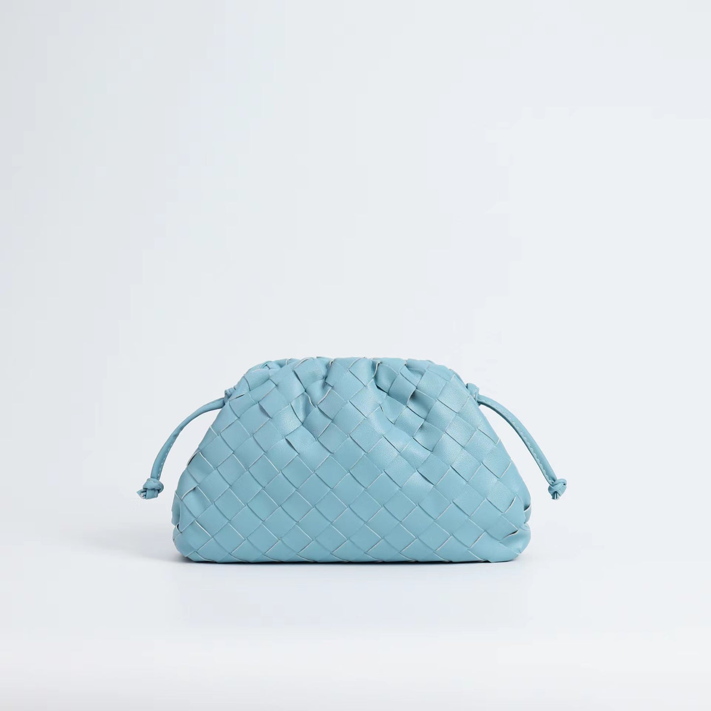 Fashion Clutch Woven Korean Style Cloud Soft Leather Crossbody Bags