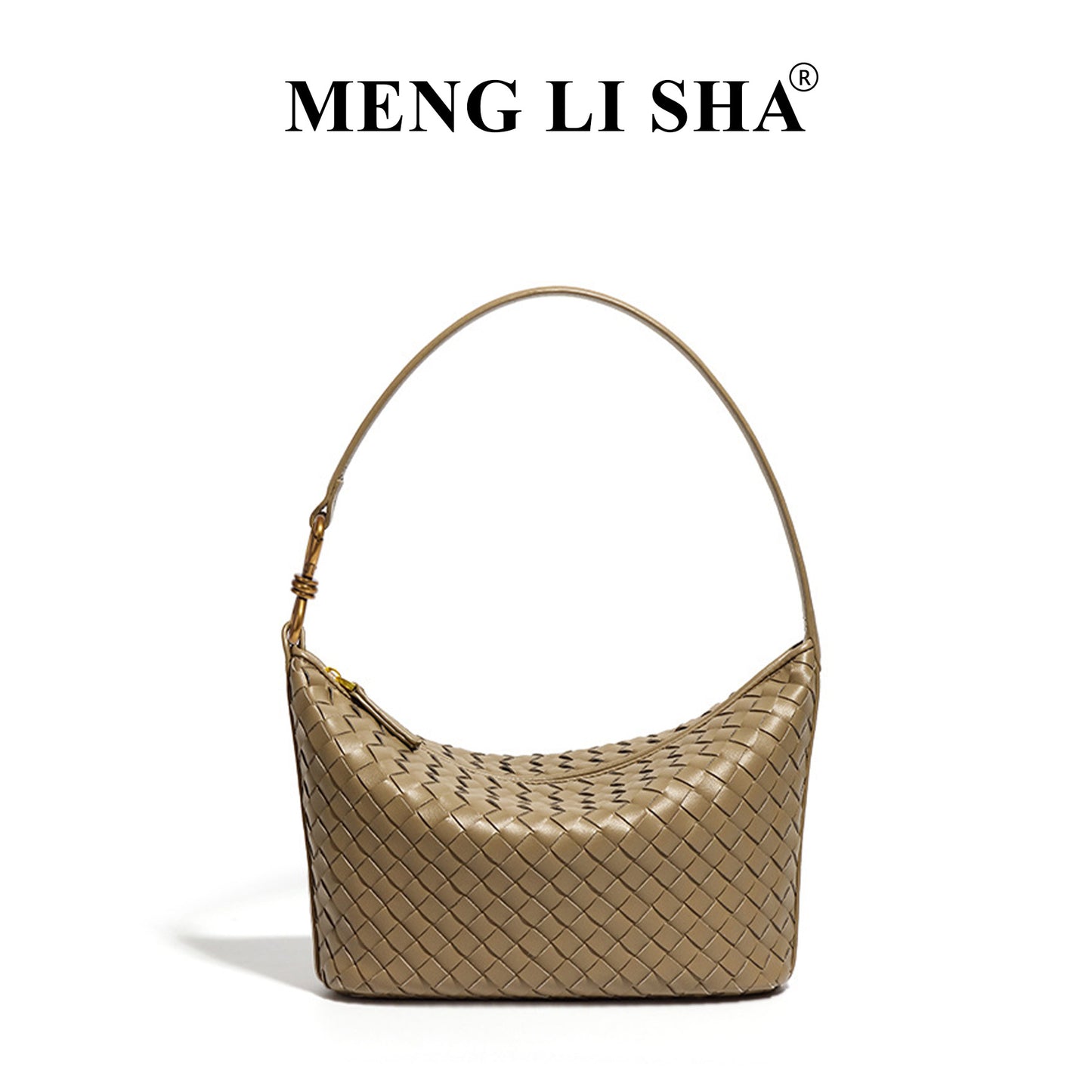 Women's Niche High-grade Hand-woven Lunch Box Fashion Shoulder Bags