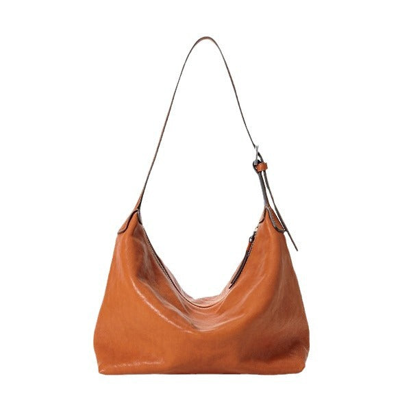 Vegetable Tanned Underarm Classic Versatile Commuter Shoulder Bags