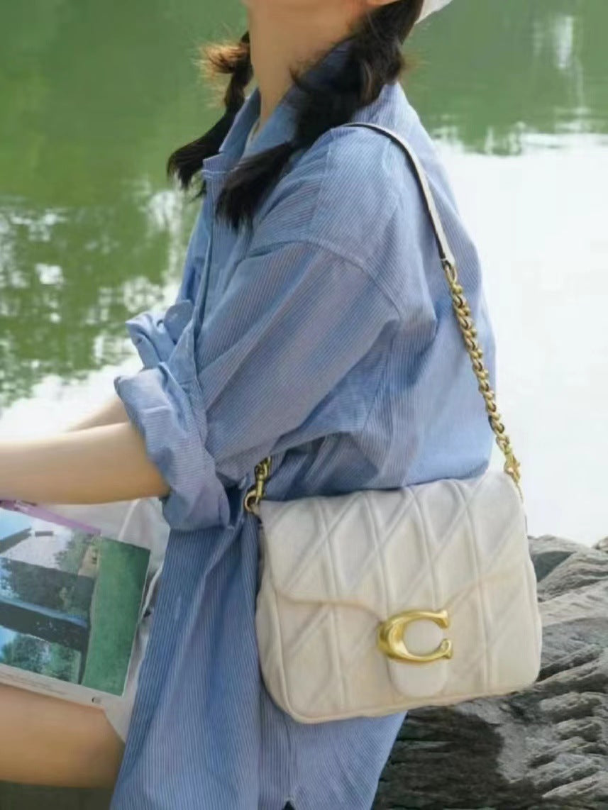 Women's Sheepskin Diamond Retro Portable Underarm For Crossbody Bags