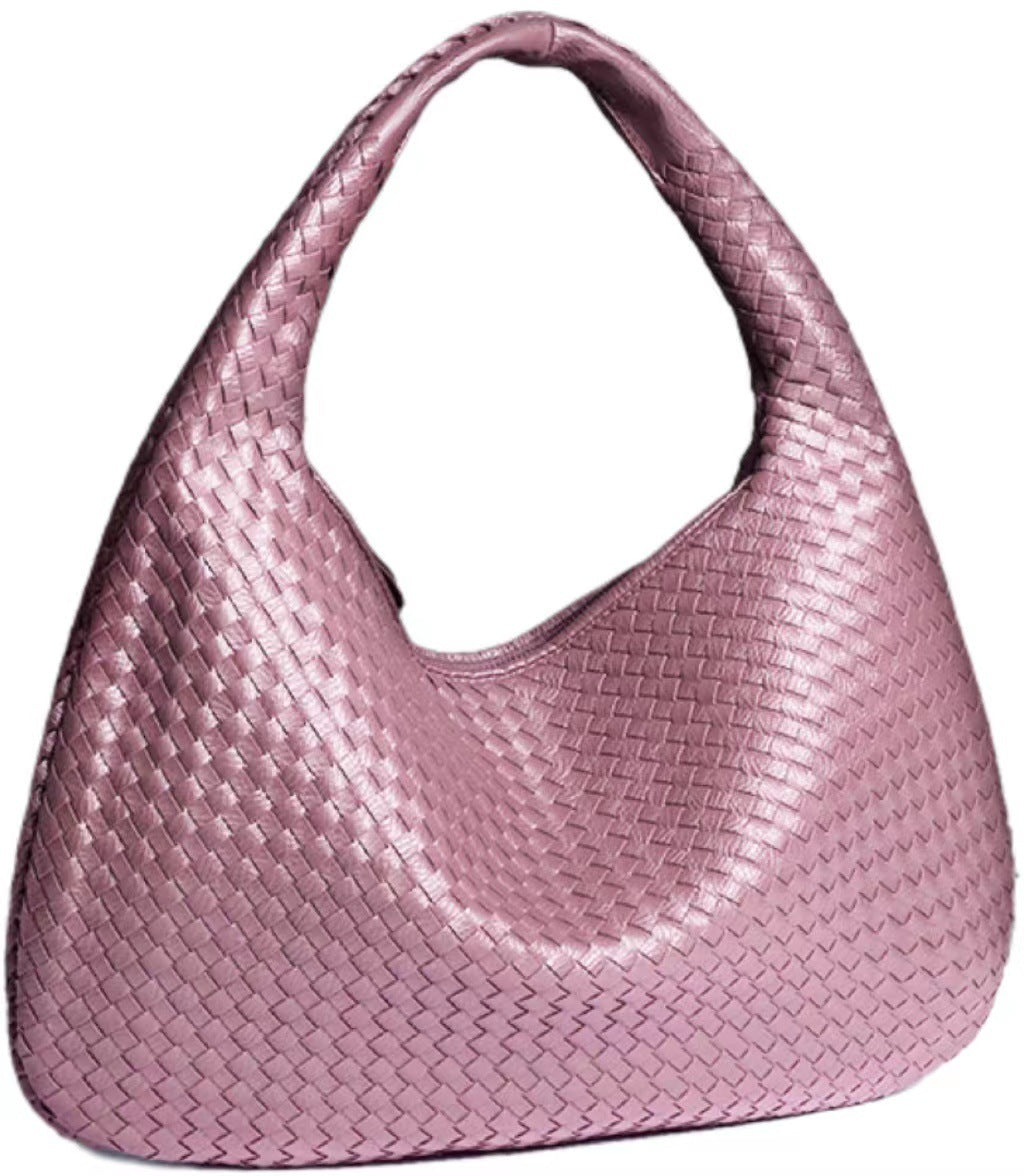 Women's Crescent Hand-woven Portable Dumpling Fashion Style Bags