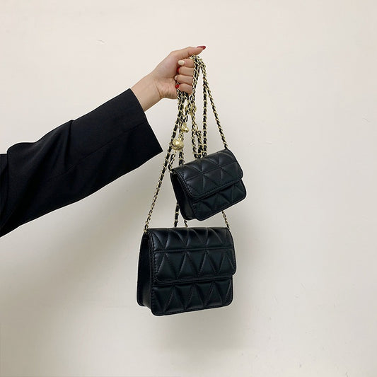 Women's Soft Leather Light Luxury Chain Crossbody Bags