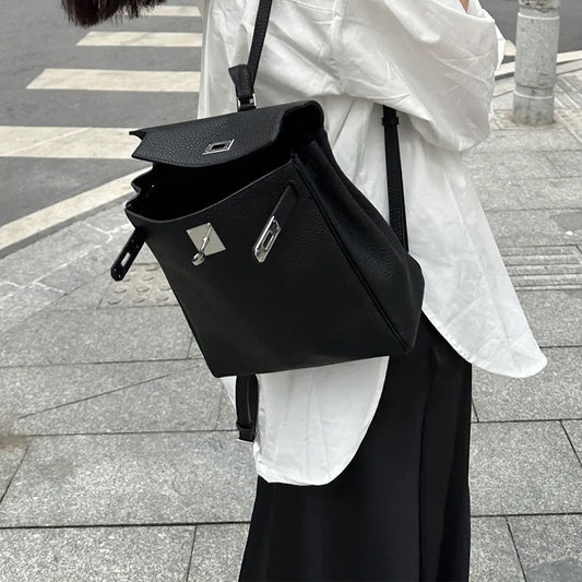 Kelly Lychee Pattern Classic Top Layer Crossbody Bags