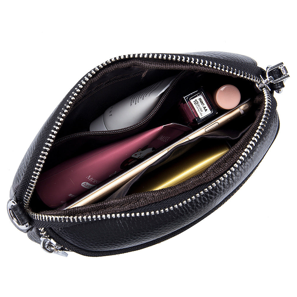 Women's Mini Genuine Leather Mobile Niche Fashion Crossbody Bags