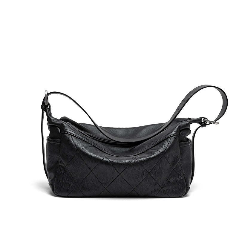 Elegant Women's Commuter Zipper Rhombus High-grade Tote Bags