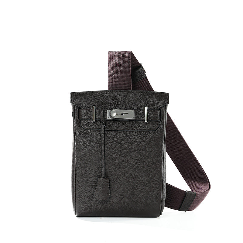 Women's Unisex High Quality First Layer Leather Crossbody Bags