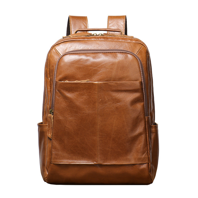 Women's & Men's & Cowhide Large Capacity Computer Handbags