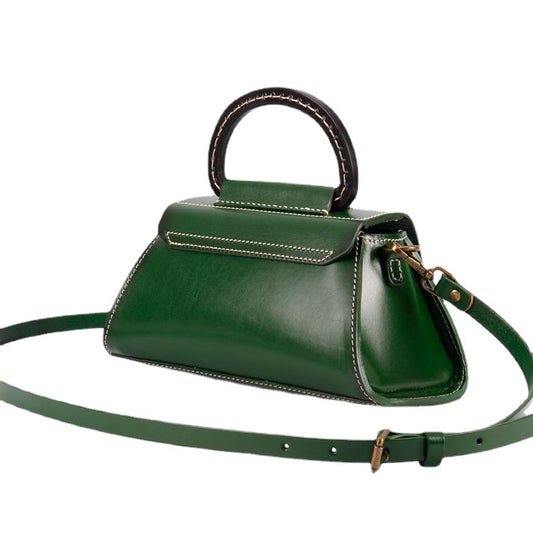 Women's Italian Retro Stylish Vegetable Tanned Leather Shoulder Bags