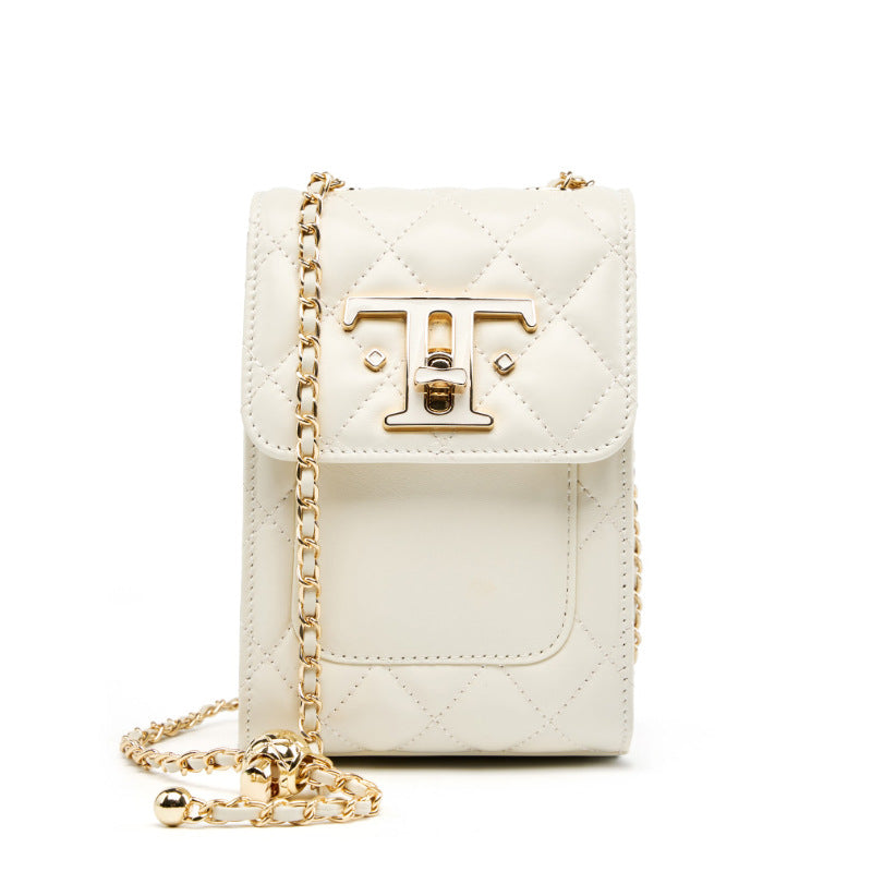 Women's First Layer Leather Genuine Chain High Crossbody Bags