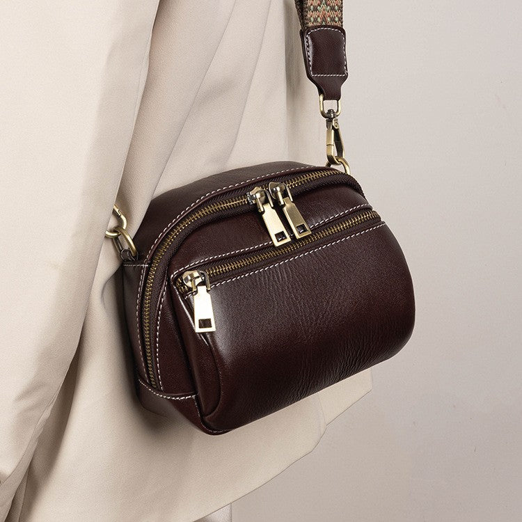 Fashion Women's Cowhide Genuine Leather Niche Bags