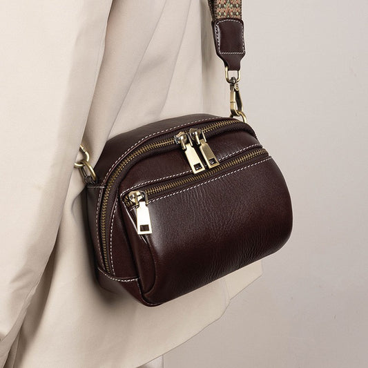 Fashion Women's Cowhide Genuine Leather Niche Bags