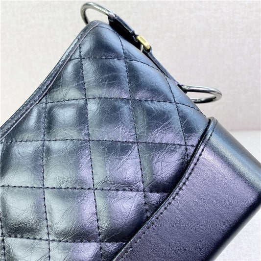Women's Leather Classic Style Rhombus Chain Stray Bags