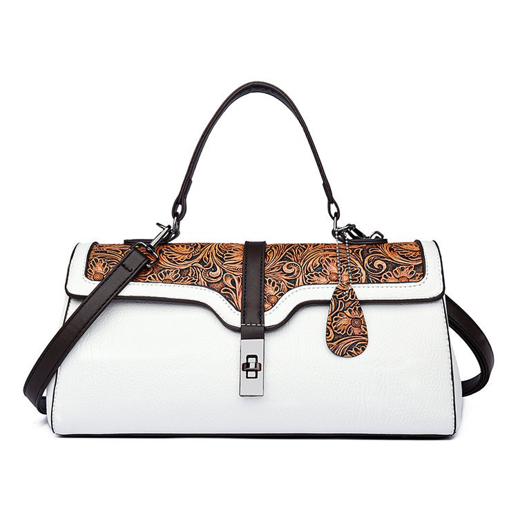 Women's Personalized Sewing Line Retro Fashion Portable Bags