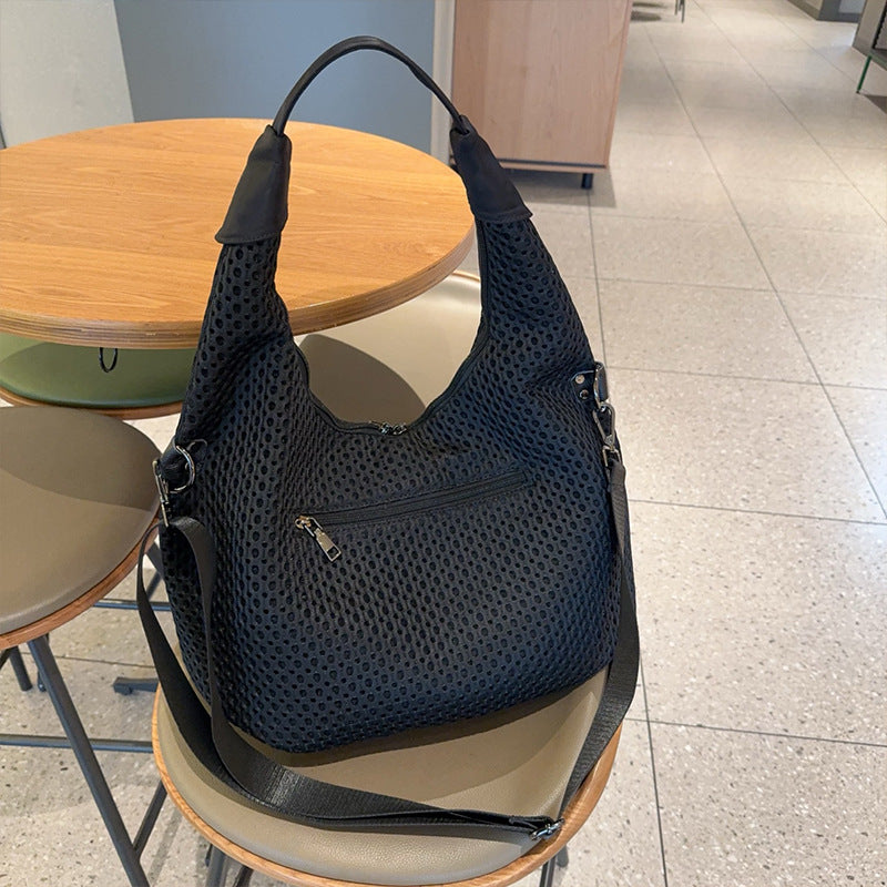 Women's Stitching Portable Large Capacity Personalized Shoulder Bags