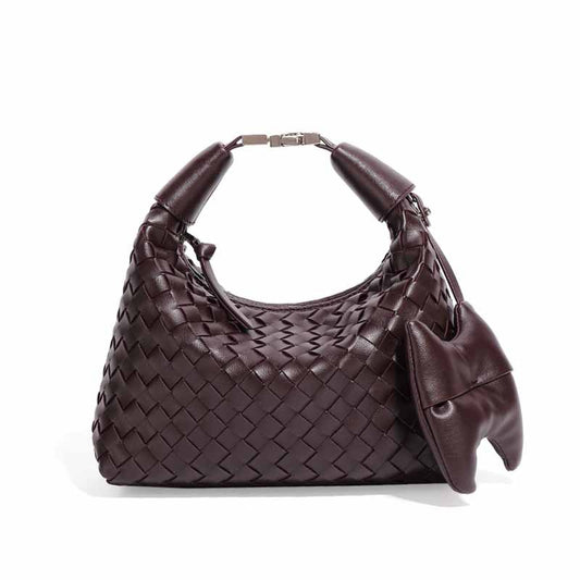 Women's Hand-woven Lunch Box Texture Trendy Handbags