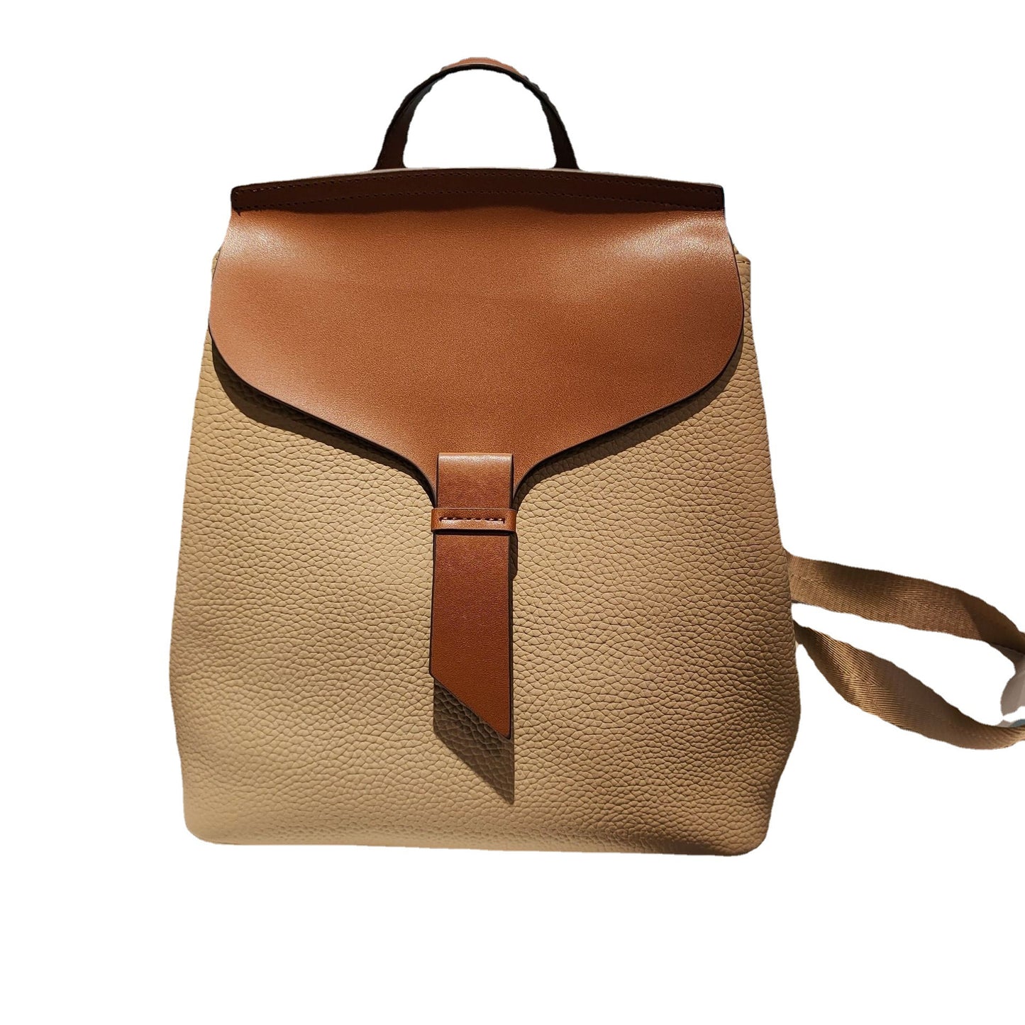 Women's Leather Fashion Versatile Korean Style Simple Backpacks