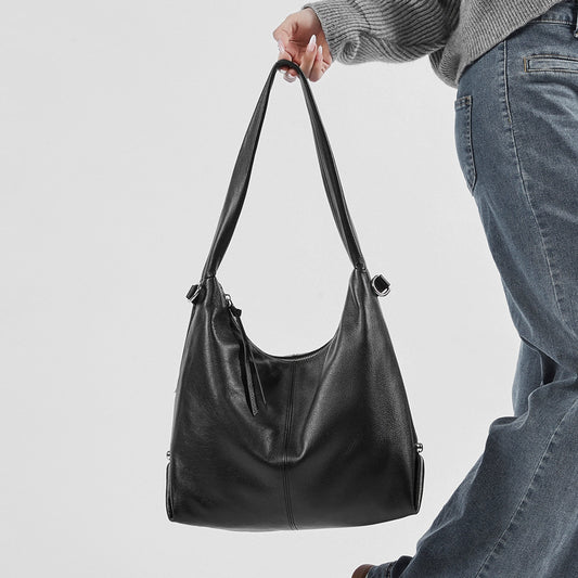 Women's Large Capacity Fashionable Korean Fashion Solid Crossbody Bags