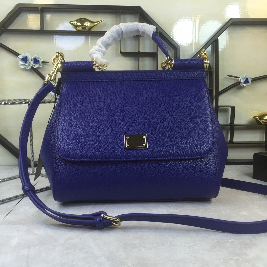 Women's Color Versatile Elegant Cowhide Palm Print Crossbody Bags