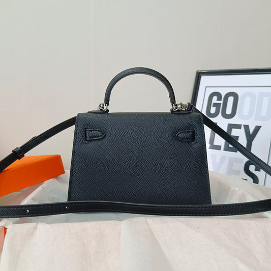 Women's Genuine Leather Second Generation Kelly Palm Print Handbags
