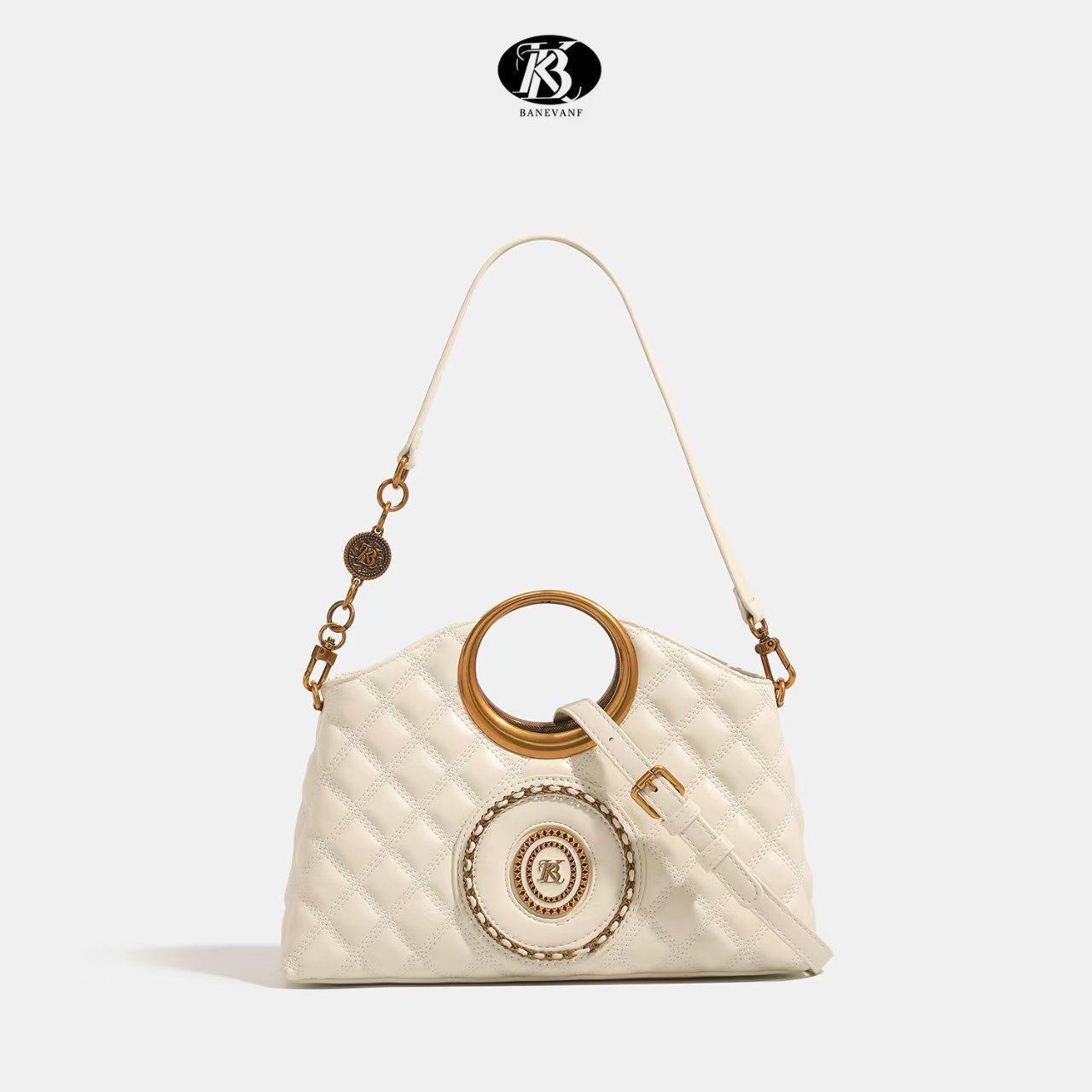 Women's Rhombus Chain Fashion Leather Niche Shoulder Bags