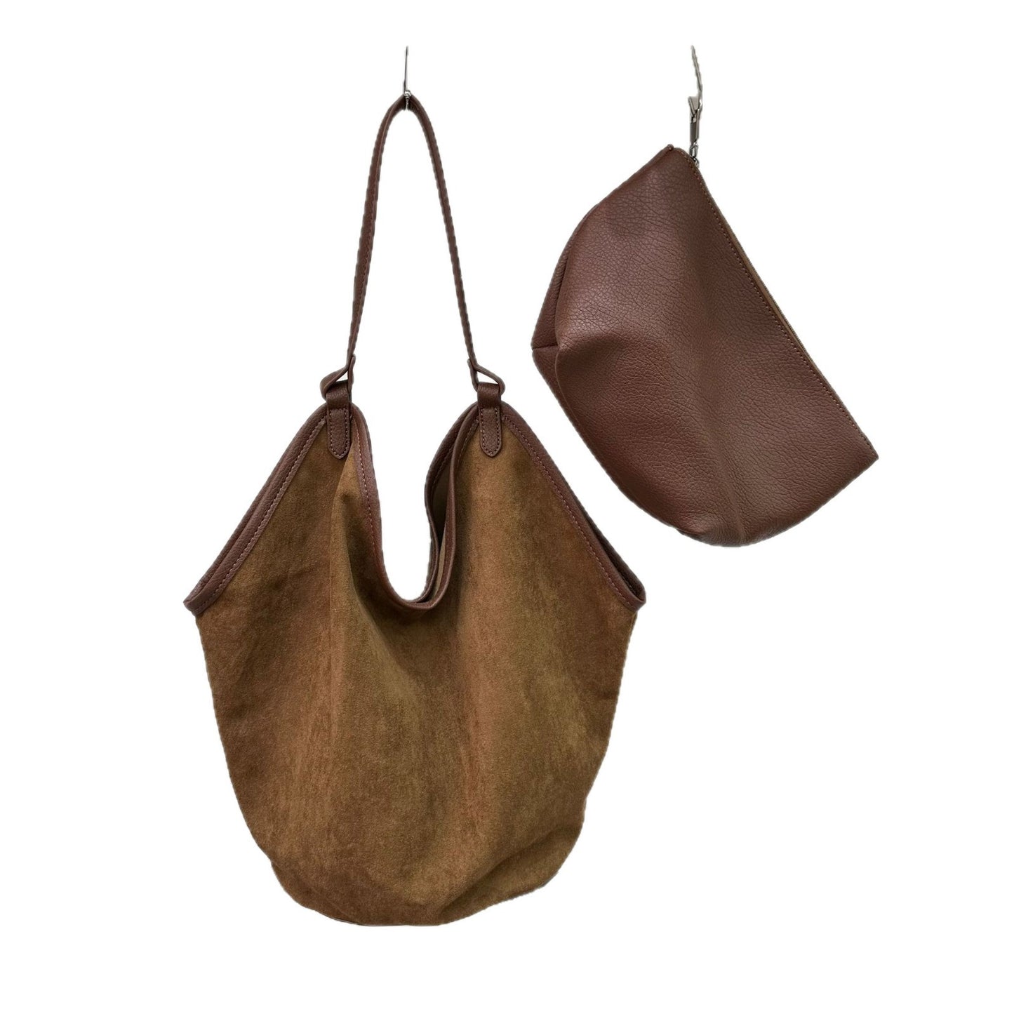 Fashion Cool Suede Vegetable Basket Commuter Tote Bags