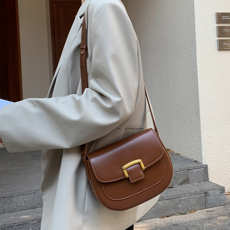 Women's Genuine Leather Fashion Design Elegant Portable Shoulder Bags