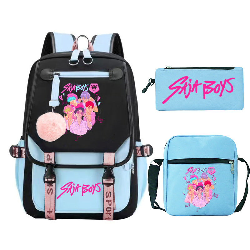 Elegant Children's Merchandise Printed Fashion Pencil Backpacks