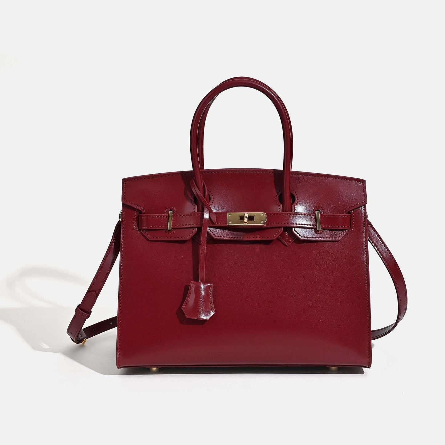 Women's Layer Cowhide Simple Fashion Light Luxury Handbags