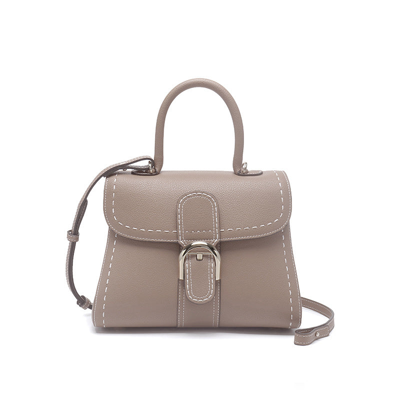 Women's Genuine Leather Belgium Vachette Clasp Handbags