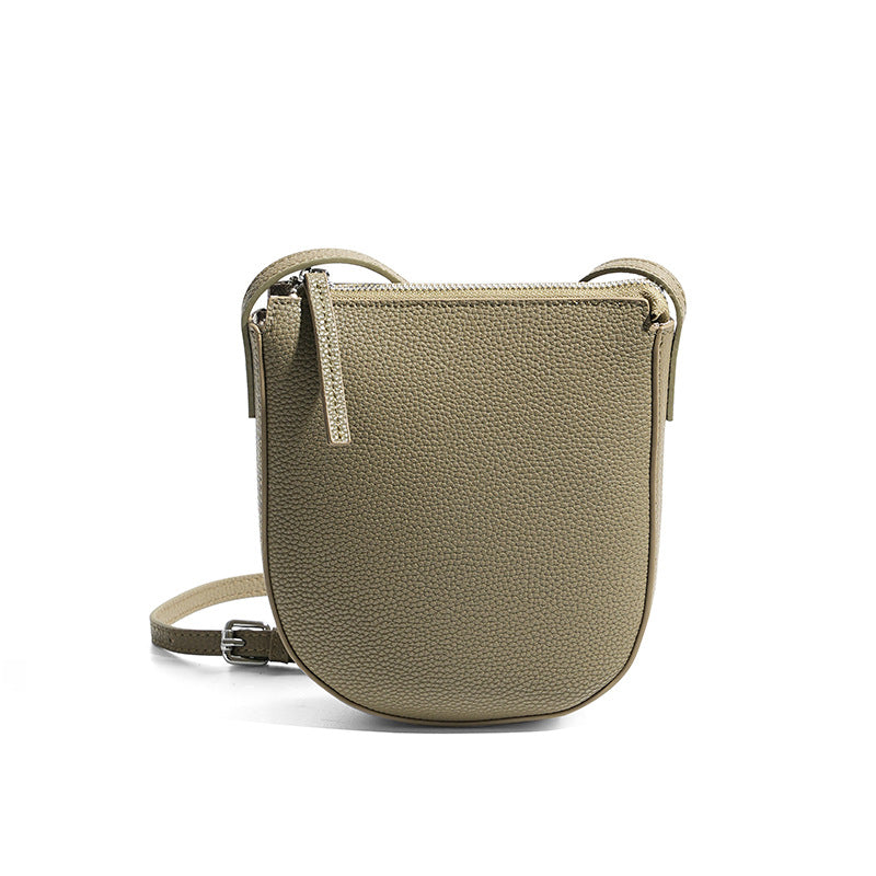Leather Large Capacity Korean Style Mobile Crossbody Bags