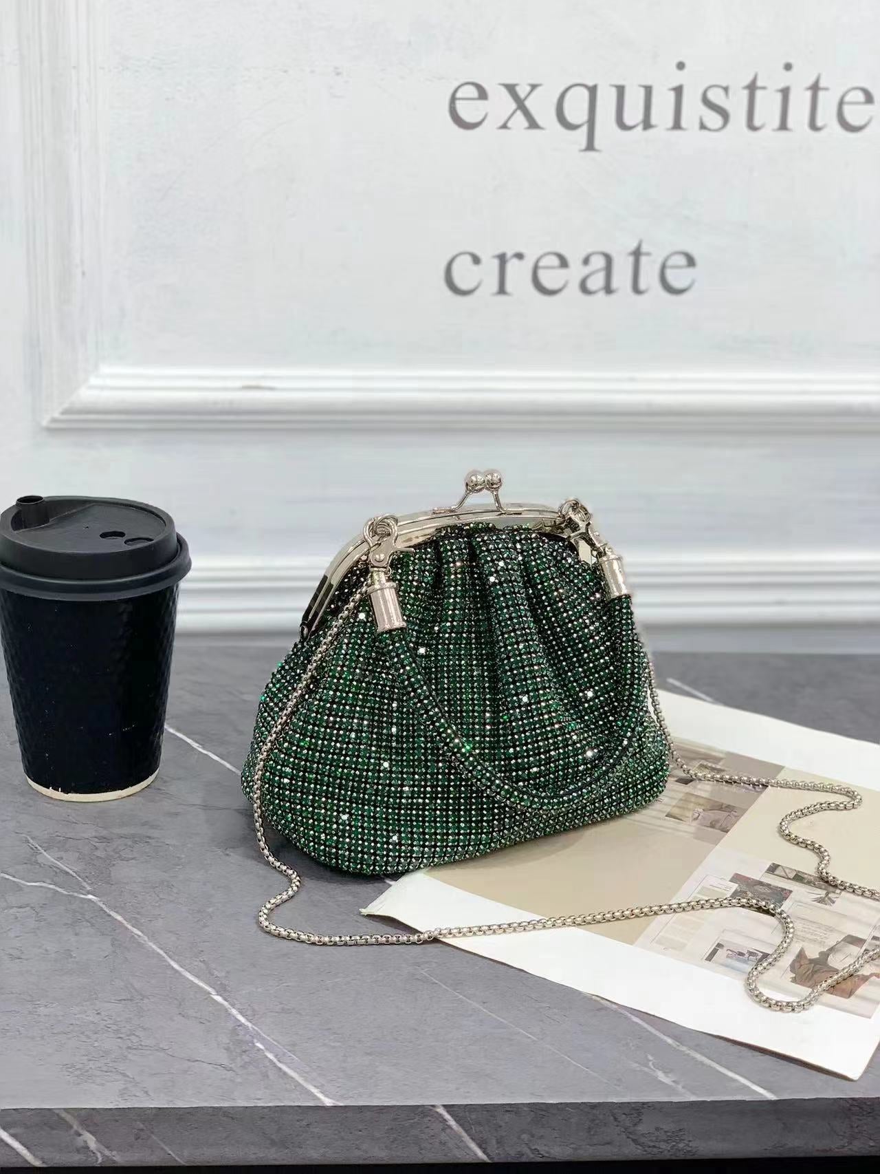 Rhinestone Niche Popular Portable Light Luxury Armpit Bags